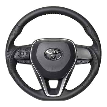 専用　RAV4 Xグレード　純正ハンドル　ステアリング 新型 RAV4 パーツ 50系 ステアリング ブルー ハンドル ガン